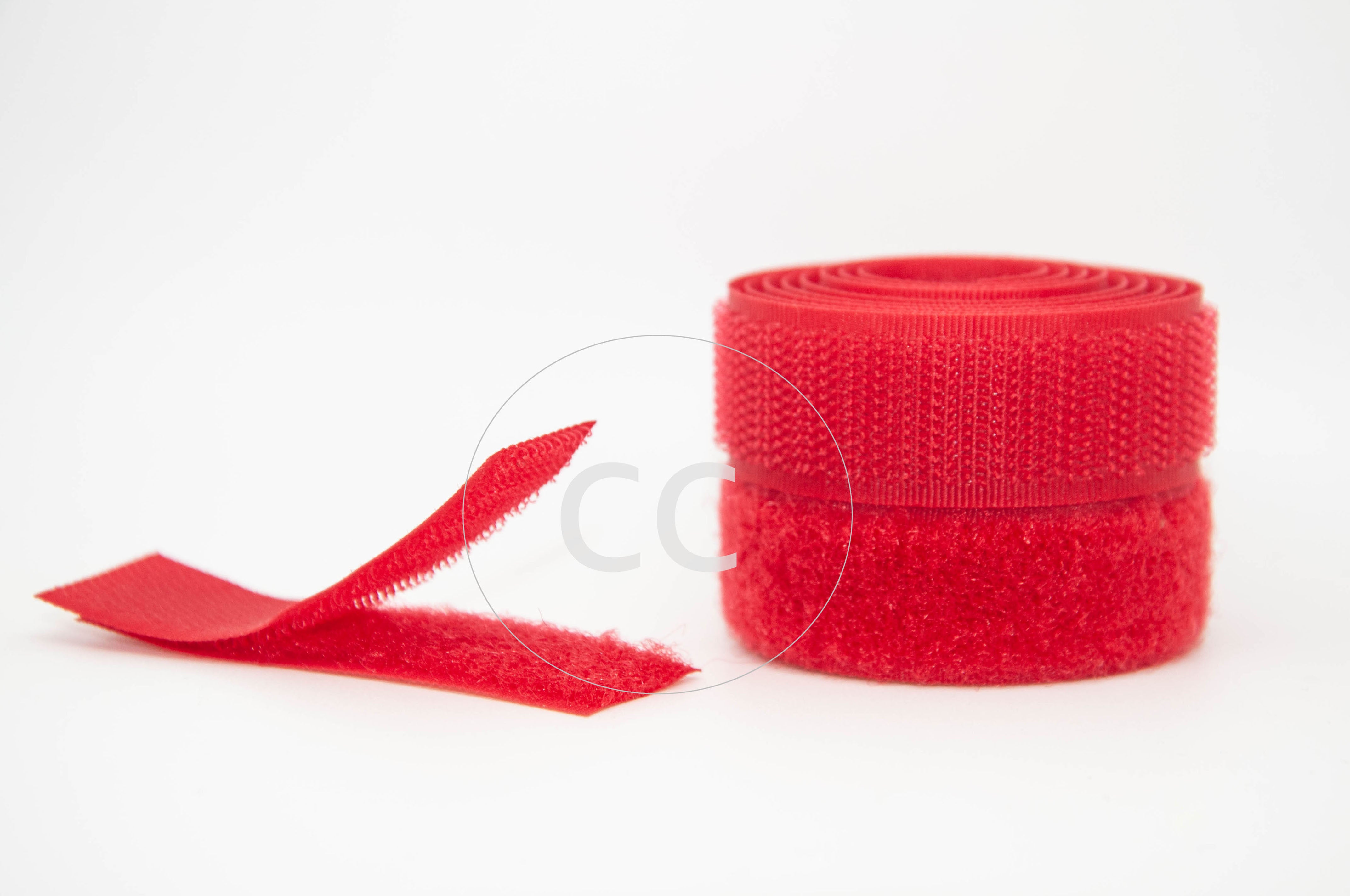 Red Sew-on Hook & Loop tape Alfatex® Brand supplied by the Velcro Companies